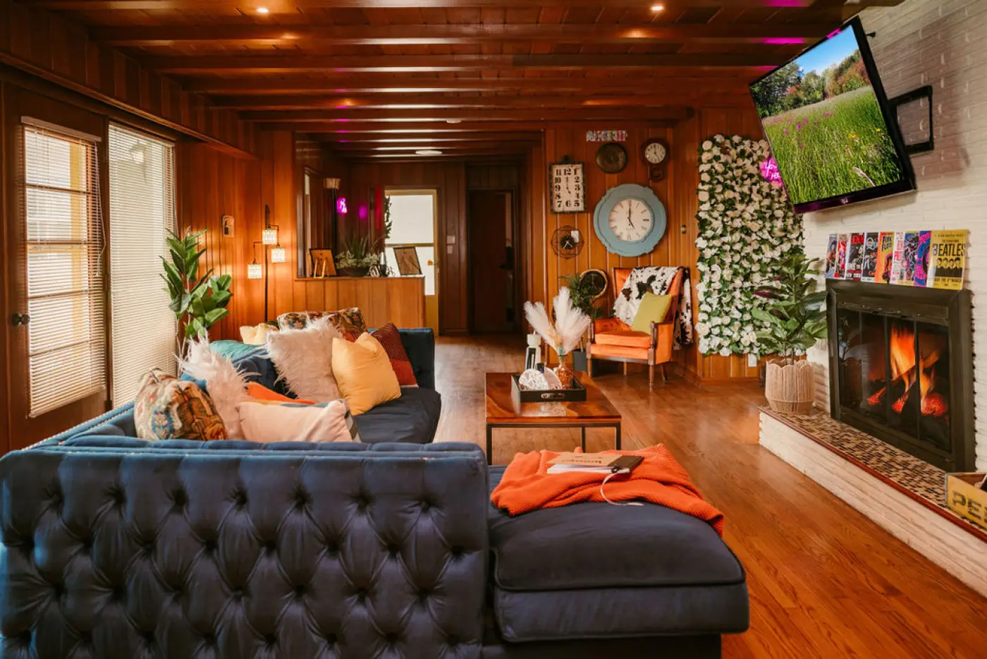 Photo 4 of The Retro Farm Ranch — Sleeps 14, Huge Hot Tub