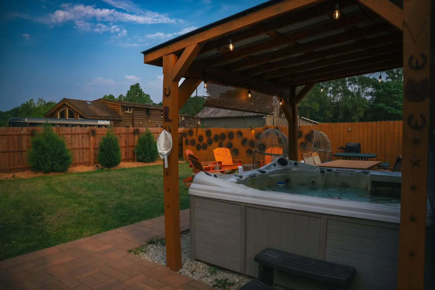 Photo 4 of Cowboy Bunkhouse — Hot Tub by the Lake