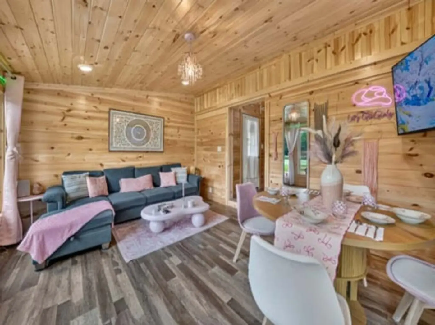 Photo 2 of Rosey Rodeo — Tiny Cabin with Hot Tub & Lake Views