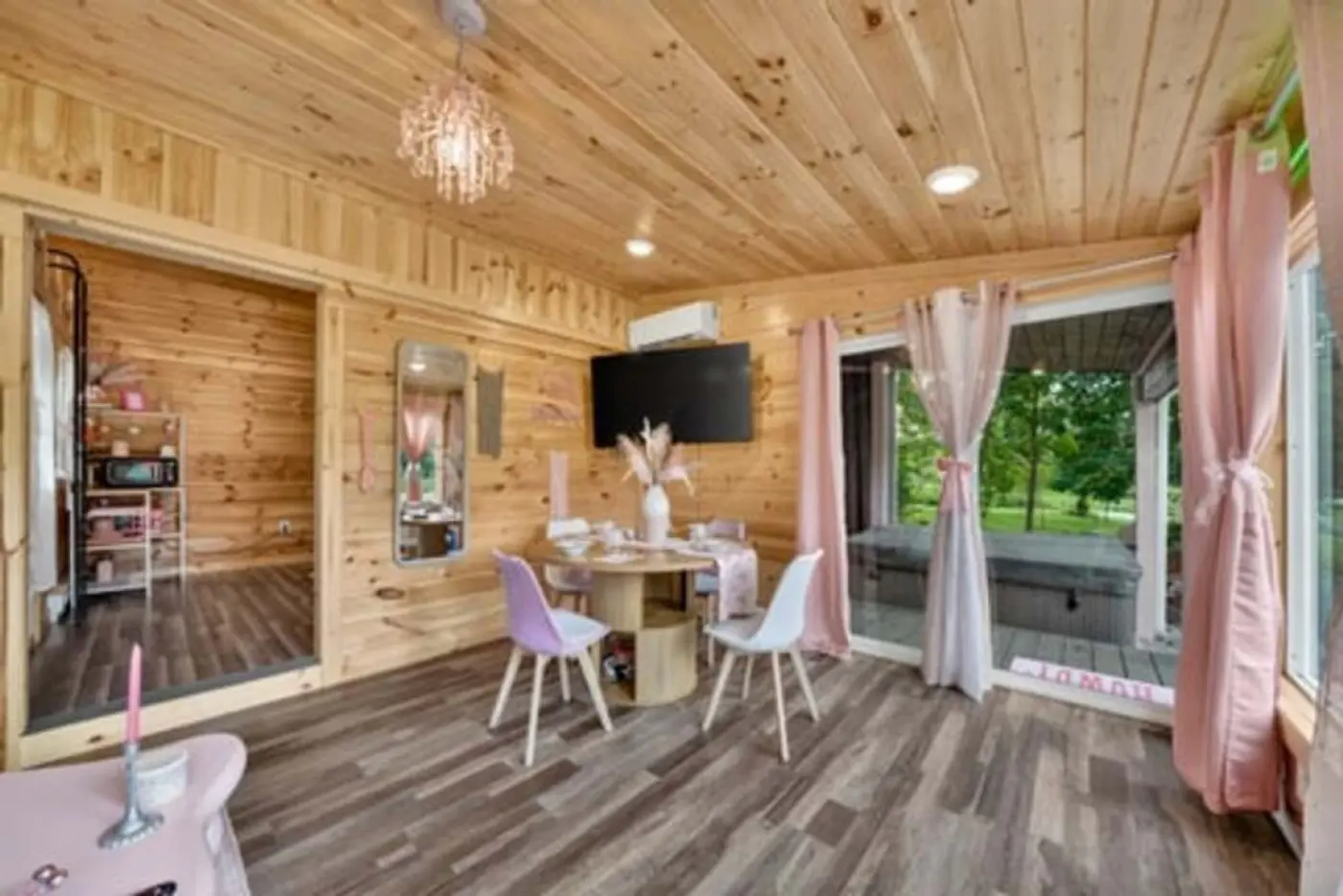 Photo 5 of Rosey Rodeo — Tiny Cabin with Hot Tub & Lake Views