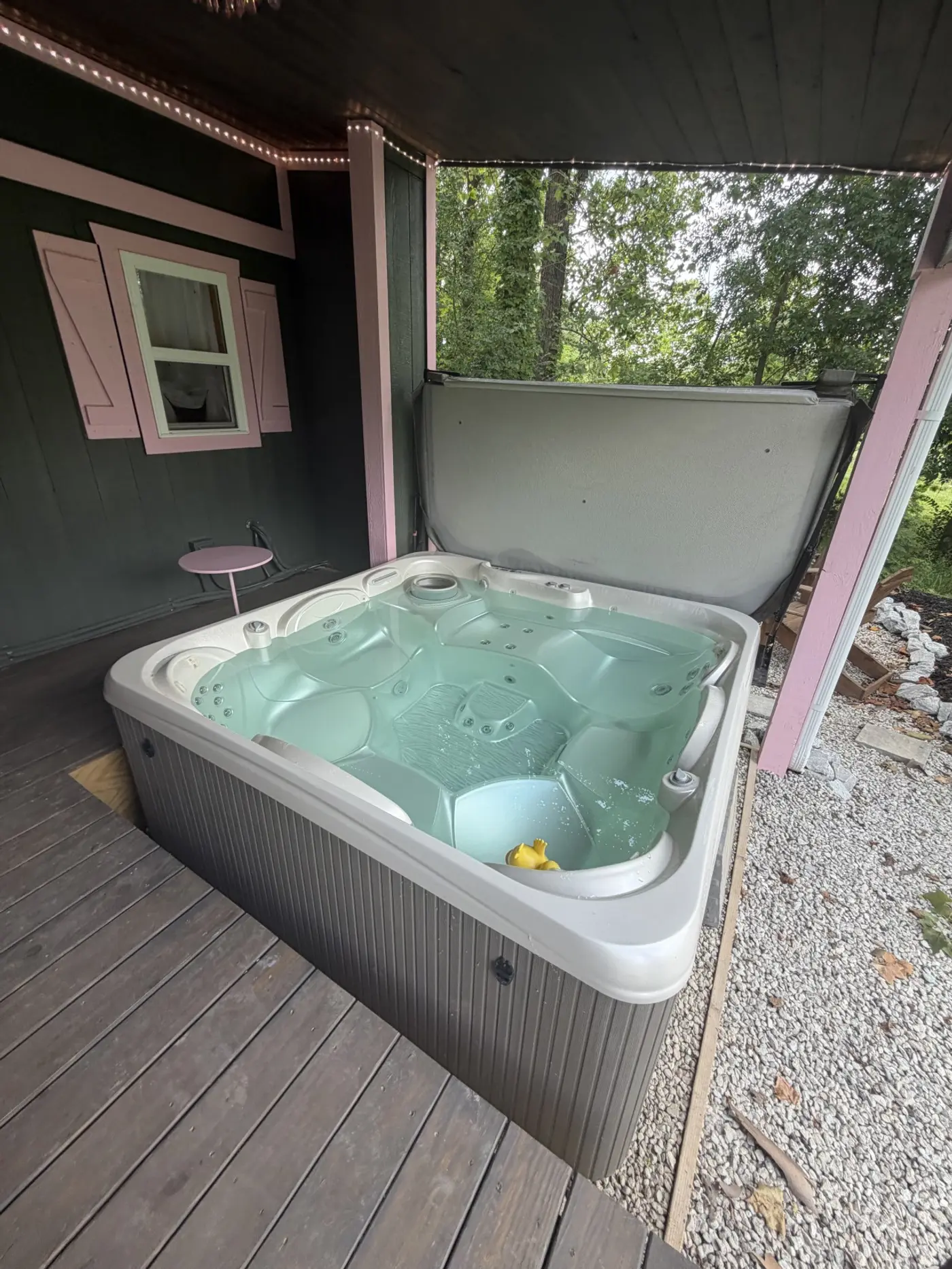 Photo 19 of Rosey Rodeo — Tiny Cabin with Hot Tub & Lake Views